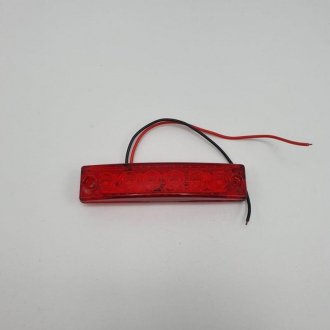 Ліхтар габаритний LED 6 діод червоний Турция L0059R