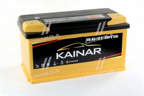 Аккумулятор 100Ah-12v Standart+ (353х175х190),R,EN850 KAINAR 100 261 0 120 ЖЧ (фото 1)