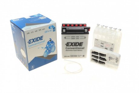 Стартерна батарея (акумулятор) EXIDE EB14-B2