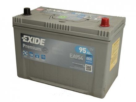 Акумулятор 95Ah-12v PREMIUM (302х171х222), R, EN800 Азія EXIDE EA954