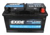 Акумулятор START-STOP AGM (315×175×190), 80Ач, 800А, R+ EXIDE EK800 (фото 3)