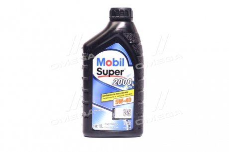 Олива моторна SUPER 2000 X3 5W40 1л MOBIL 155338