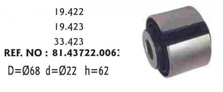 81437220063 Сайленбтлок стабілізатора SEM SEM7689