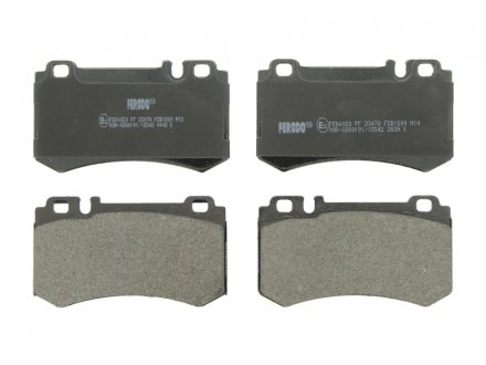 Колодки гальмівні задні MB W211/W220 01-08 (brembo) (111,5x63,9x15,8) FERODO FDB1809 (фото 1)