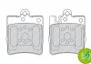 Комплект гальмівних колодок з 4 шт. дисків FERODO FDB1322 (фото 3)