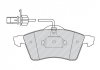 Тормозные колодки перед. T4 2.5TDI 96-03 (R15)(с датчиком) FERODO FVR1518 (фото 3)