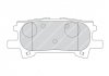 Колодки тормозные задние Lexus RX 03-08 (sumitomo) FERODO FDB1731 (фото 3)