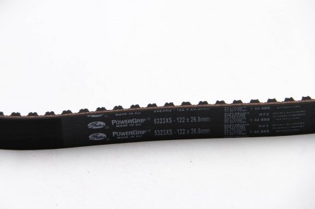 Пас ГРМ з довжиною кола понад 60 см, але не більш як 150см Gates 5323XS (фото 1)