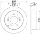 Гальмівний диск зад. Sonata/Tucson/Magentis/Sportage 04- 2.0-3.3 (PRO) HELLA 8DD355113-641 (фото 1)