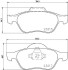 Тормозные колодки передние Renault Laguna 01- (ATE) (156,3x68,8x18) HELLA 8DB355009-091 (фото 1)