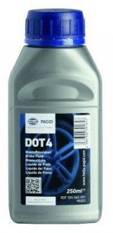 Тормозная жидкость DOT4 (0,25L) HELLA 8DF355360-001