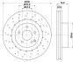 Тормозной диск W220 (PRO) HELLA 8DD355106-851 (фото 2)