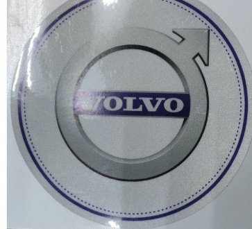 Наклейка люмінесцентна D120MM з логотипом VOLVO WINGMAX UN-128 (фото 1)