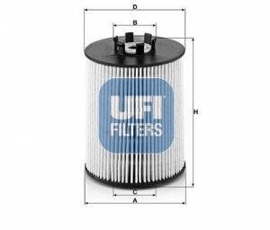 Топливный фильтр UFI 26.081.00