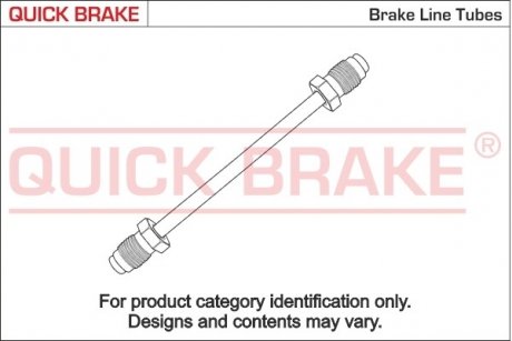 Гальмівний шланг QUICK BRAKE CU-0300A-A (фото 1)