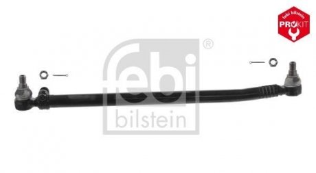Продольная рулевая тяга с корончатыми гайками и шплинтами FEBI BILSTEIN 35173