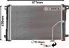 Радиатор кондиционера MERCEDES-BENZ SLK-CLASS W 172 (11-) VAN WEZEL 30005450 (фото 2)