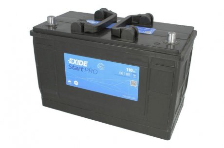 Аккумулятор 110Ah-12v Start PRO (349х175х235),L,EN750 EXIDE EG1101 (фото 1)