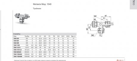 Фітінг трійник метал 3X D6MM аварійне гайка внутрішня D4MM Турция 1540 6/4 (фото 1)