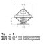 ТЕРМОСТАТ 83°C Ø67 MB ACT.1-4,MAN TGS,X,M,L WAHLER 4150.83D50 (фото 2)