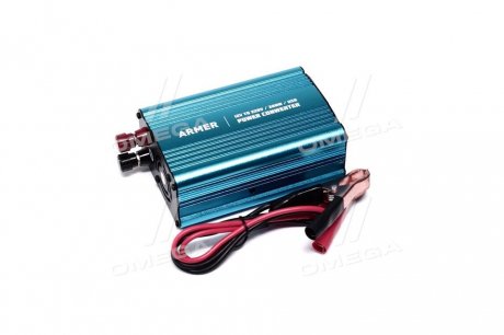 Перетворювач напруги 12V-220V/300W/USB/мод.хвиля <> ARMER ARM-PI300