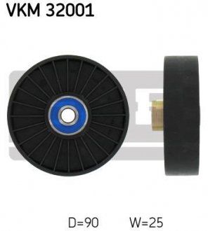 Натяжной ролик, поликлинового ремня (Пр-во) SKF VKM 32001