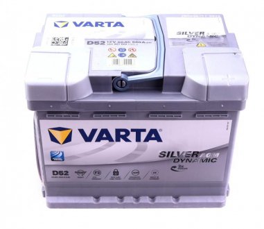 Стартерна батарея (акумулятор) VARTA 560901068 D852