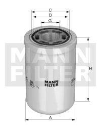 Гидравлический фильтр MANN-FILTER WH1257/2