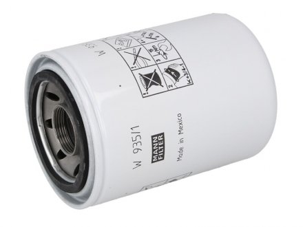 Фільтр, Гідравлічна система приводу робочого устаткування MANN-FILTER W935/1