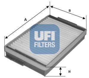 Фільтр повітря (салону) UFI 53.139.00 (фото 1)