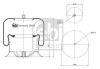 Пневморессора 4757 N P21 (со стаканом) FEBI BILSTEIN 39854 (фото 1)