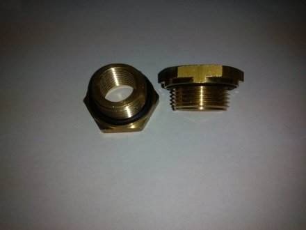 Фітінг перехідник M22X1.5MM різьба зовнішня M16X1.5MM різьба внутрішня для пневмоз\'єднань (головок) AutoPart CR-013R