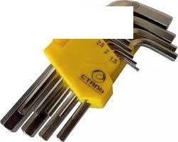 Набір ключів шестиграних TORX стандарт 1,5-10мм 9 предметів СТАЛЬ-М 44524