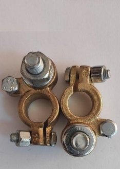 Клема до акумулятора (+) латунь болт D8 0707913011 PS-TRUCK 12-092-005PST