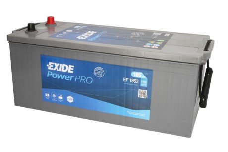 Акумулятор PowerPRO - 185Ah | 1150A | 513x223x223 (ДхШхВ) EXIDE EF1853