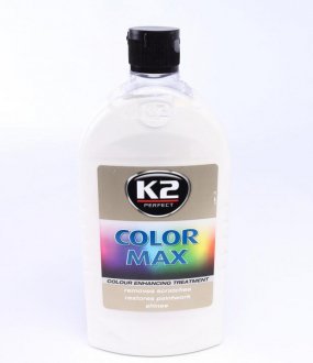 Поліроль восковий для кузова відтіняючий білий / PERFECT COLOR MAX WHITE 500ML K2 K025BI (фото 1)
