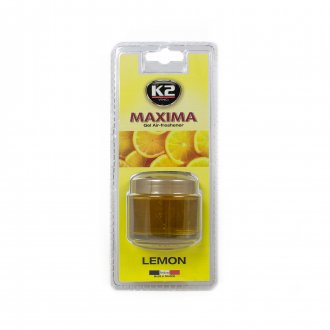 Гелевий ароматизатор (освіжувач) повітря "лимон" / VINCI MAXIMA LEMON 50ML K2 V605 (фото 1)