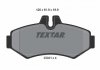 Комплект гальмівних колодок TEXTAR 2302101 (фото 3)