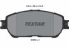 Комплект гальмівних колодок TEXTAR 2385501 (фото 2)