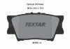 Комплект гальмівних колодок TEXTAR 2433801 (фото 2)