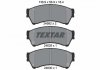 Комплект гальмівних колодок TEXTAR 2458202 (фото 3)