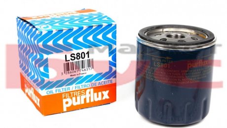 Фильтр масляный PURFLUX LS801 (фото 1)