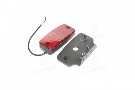 Фара LED боковая (отражатель) красный, 12/24V, 110*50*20mm JUBANA 453707012