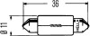 Автолампа Behr Standard C5W SV8,5 5 W прозрачная HELLA 8GM002092241 (фото 1)