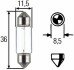 Автолампа Behr Standard C5W SV8,5 5 W прозрачная HELLA 8GM002092241 (фото 2)