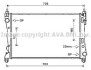 Радиатор охлождения FIAT DOBLO (152, 263) (09-) 1.3 MJTD (AVA) AVA COOLING FTA2449 (фото 1)