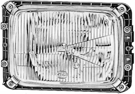 Основная фара правая MB HELLA 1AE 003 440-461