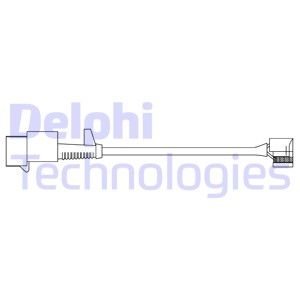 Датчик гальмiвних колодок переднiй Delphi LZ0293