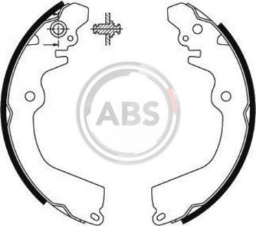 Гальмiвнi колодки барабаннi A.B.S. 8903