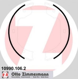 Комплект гальмівних колодок ZIMMERMANN 109901062